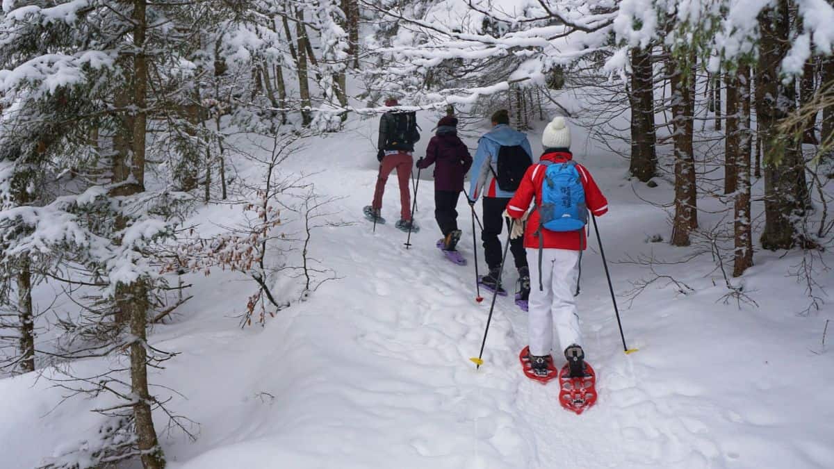 Geschenk für Paare - Schneeschuhwanderung