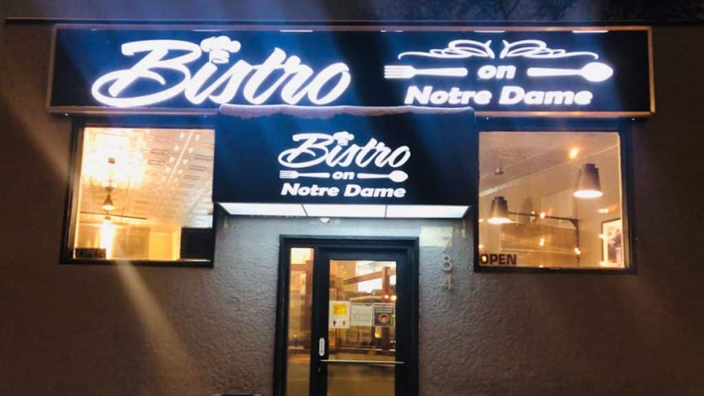 Bistro on Notre Dame Winnipeg